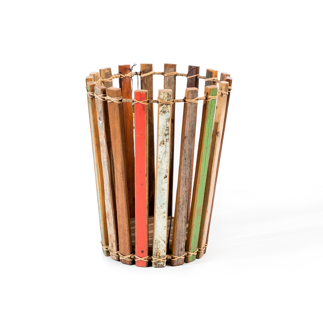 Recycled Wood Basket
